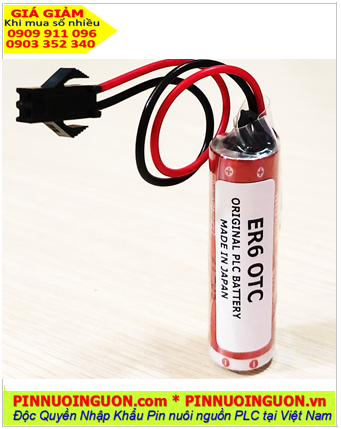 Maxell ER6 OTC Robot, Pin nuôi nguồn Maxell ER6 OTC Robot AA 2000mAh Lithium 3.6v, X.xứ NHẬT 